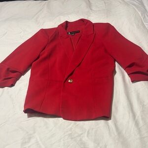 Jules & Leopold Vibrant Red Blazer